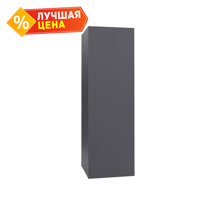 Кожух на трубу прямой д700ш490/в1200 0,5 Satin с пленкой RAL 7024 серый графит